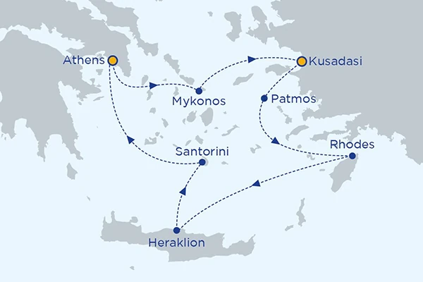 greek island cruise 4 days